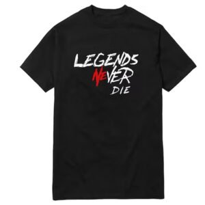 Juice Wrld X Revenge Legends Never Die Tee – Black