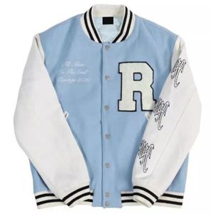 Blue Revenge Varsity Jacket For Men