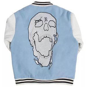 Blue Revenge Varsity Jacket For Men