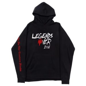 Juice Wrld X Revenge Legends Never Die Hoodie – Black