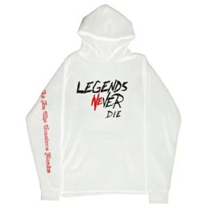 Juice Wrld X Revenge Legends Never Die Hoodie – White