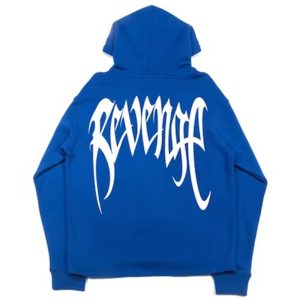 Juice Wrld X Revenge Photo Hoodie – Blue