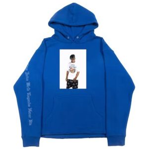 Juice Wrld X Revenge Photo Hoodie – Blue