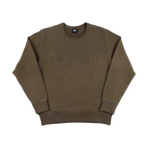 Revenge Embossed French Terry Crewneck